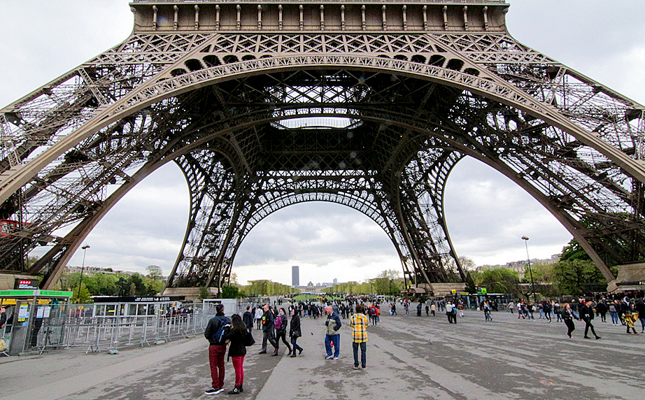 eiffel tower open Woman Around Town