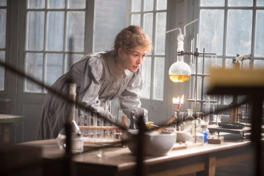 Rosamund Pike as Marie Curie in Radioactive - Woman Around ...
